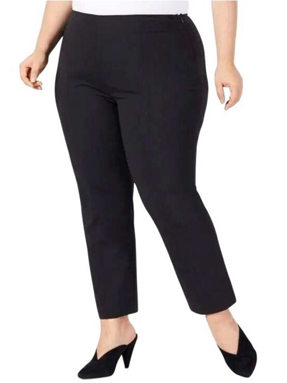 PARI PASSU Merit Flat Front Wool Pant Plaid Houndstooth C5 US 20 NWT